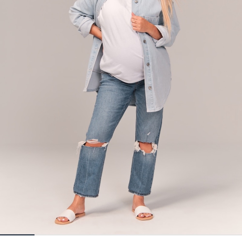 Abercrombie and Fitch maternity jeans